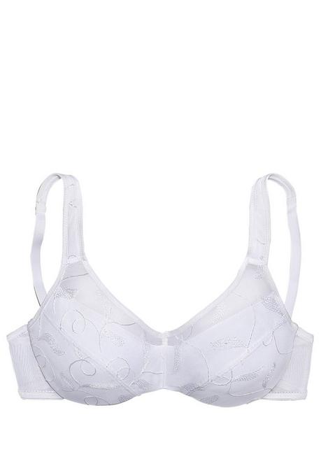 PETITE FLEUR Doppelpack Minimizer-BHs mit unterlegten Cups - schwarz+weiß sheego Sonderangebot der Fabrik