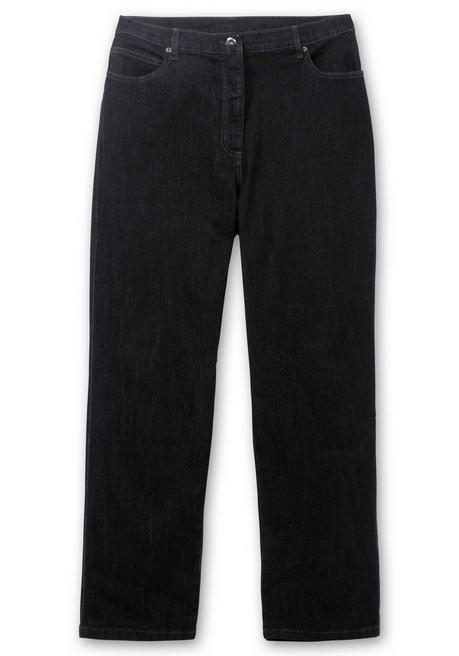 sheego x Collection L. Gerade Jeans in 5-Pocket-Form - black Denim sheego Begrenzt auf 3 Tage
