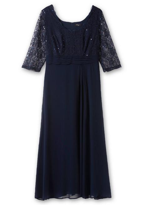 sheego Abendkleid mit floraler Spitze - marine sheego Black Friday Preise