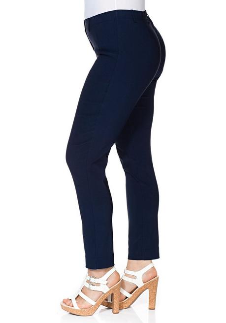 sheego Bengalin-Hose in schmaler Passform - marine sheego Online
