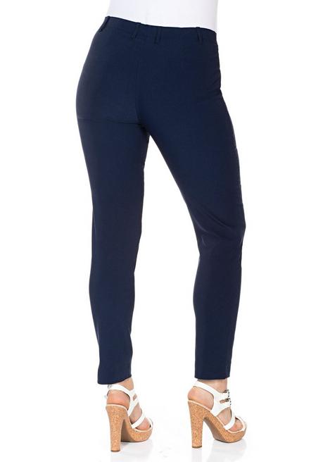 sheego Bengalin-Hose in schmaler Passform - marine sheego Online