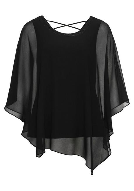 sheego Tunika in 2-in-1-Optik - schwarz sheego Angebote