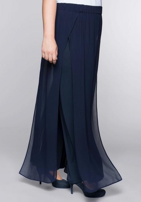 sheego Weite Hose im Lagenlook - marine sheego Kostenloser Versand