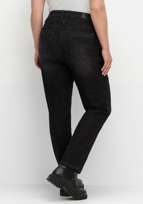 sheego Schmale Jeans in Curvy-Schnitt VERENA - black Denim sheego Großer Ausverkauf