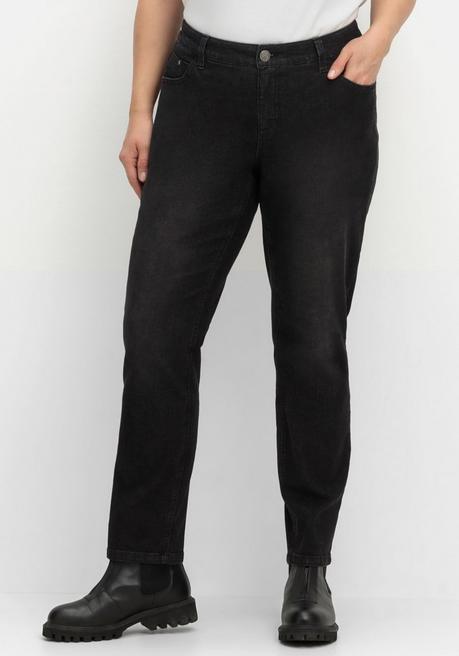 sheego Schmale Jeans in Curvy-Schnitt VERENA - black Denim sheego Großer Ausverkauf