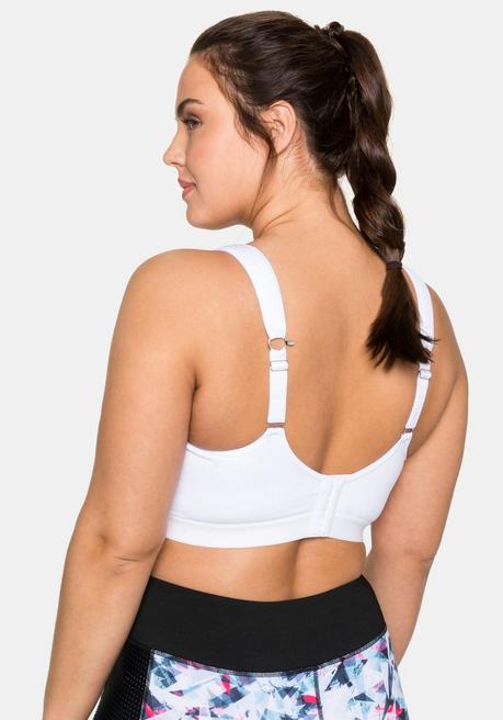 sheego Sport-BH aus COOLMAX® mit 2 Tragevarianten - weiß sheego Muttertagsangebot