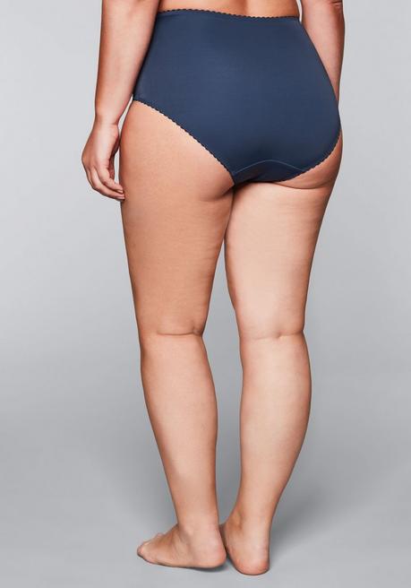 sheego Taillenslip mit transparenter Spitze - saphir sheego Große Rabatte