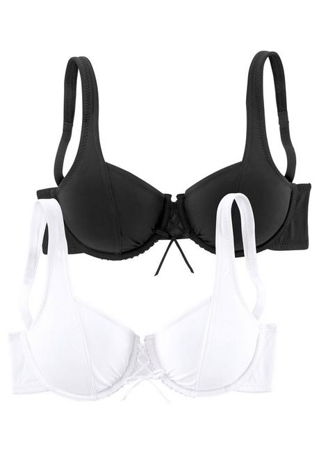 PETITE FLEUR Dekolleté-BH - weiß+schwarz sheego VIP-Rabatte