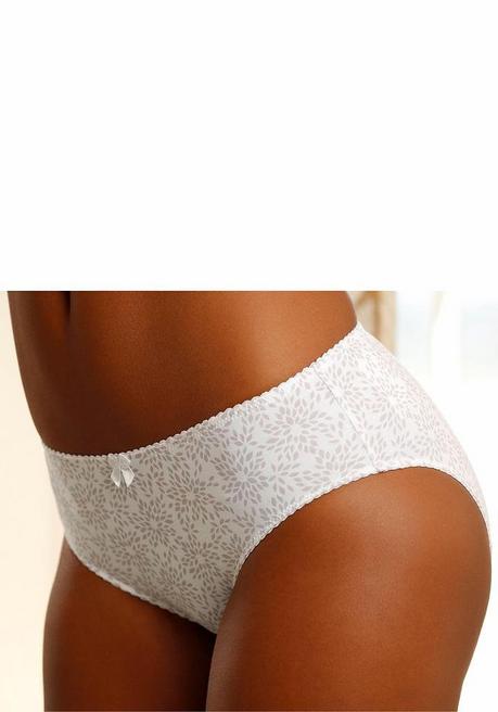 NUANCE Slip in extrahohem Schnitt, aus Baumwolle - weiß-taupe sheego Wochenangebot