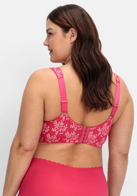 sheego Doppelpack Entlastungs-BHs ohne Bügel - weiß+orchidee sheego Bis zu 50% Rabatt