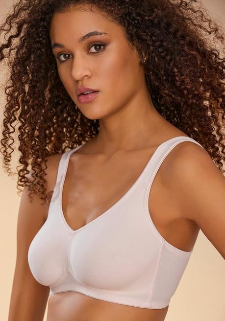 PETITE FLEUR Doppelpack Basic-BHs ohne Bügel - terrakotta+creme sheego Nur für heute