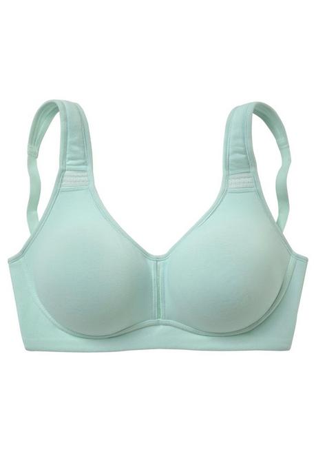 PETITE FLEUR Doppelpack T-Shirt-BHs - mint+weiß sheego Nur noch ein Tag übrig