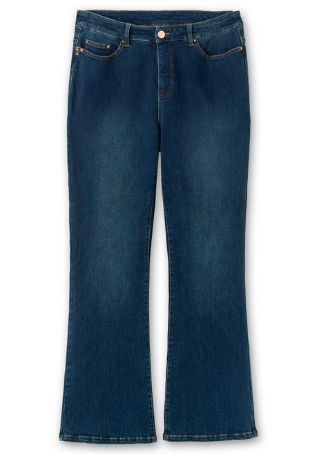 sheego Bootcut Stretch-Jeans mit Bodyforming-Effekt - dark blue Denim sheego VIP-Rabatte