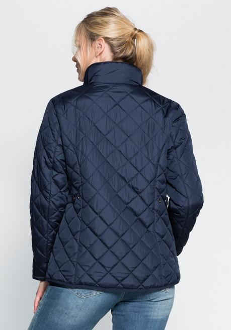sheego Steppjacke mit hoch schließendem Stehkragen - marine sheego Wochenangebot