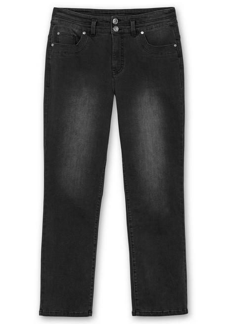 sheego Gerade Jeans in Curvy-Schnitt MANUELA - black Denim sheego Zeitbegrenzte Promotion