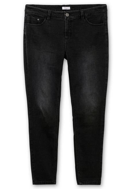 sheego Skinny Jeans in Curvy-Schnitt SUSANNE - black Denim sheego Clearance-Verkauf