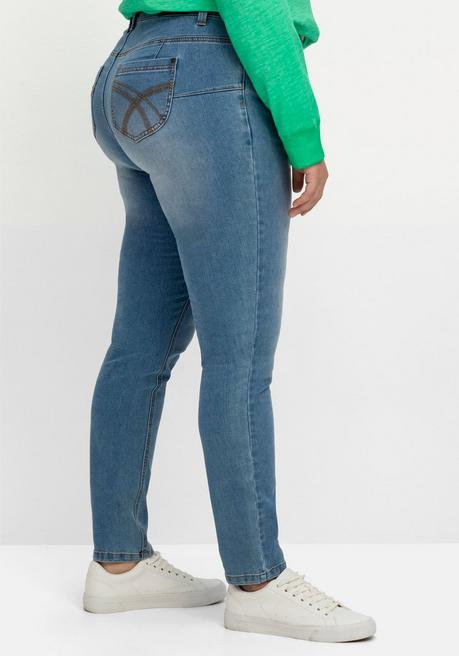sheego Skinny Jeans in Curvy-Schnitt SUSANNE - blue Denim sheego Outlet