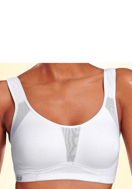 H.I.S EM LBG Sport-BH - weiß sheego Zeitlich begrenztes Angebot