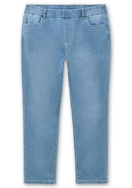 sheego Gerade Jeans mit Rundum-Dehnbund - blue Denim sheego Sonderangebot der Fabrik