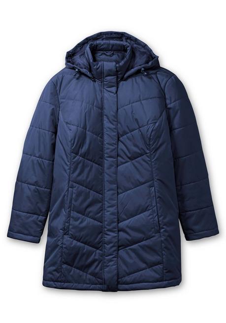 sheego Steppjacke mit abnehmbarer Kapuze - marine sheego Speichern exportieren