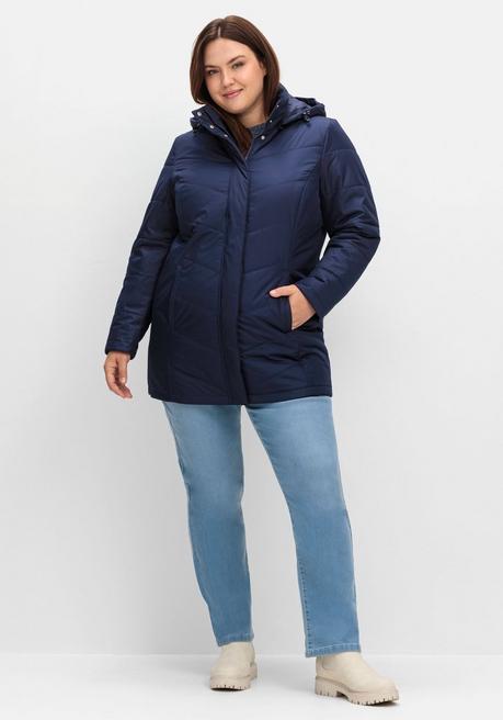 sheego Steppjacke mit abnehmbarer Kapuze - marine sheego Speichern exportieren