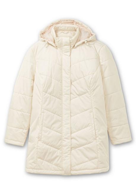 sheego Steppjacke mit abnehmbarer Kapuze - steingrau sheego Black Friday Preise