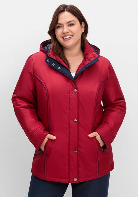 sheego Wind- und wasserabweisende Funktionsjacke - rot sheego Muttertagsangebot