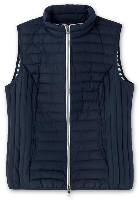 sheego Leicht wattierte Steppweste mit 2-Wege-Zipper - nachtblau sheego Top Angebot