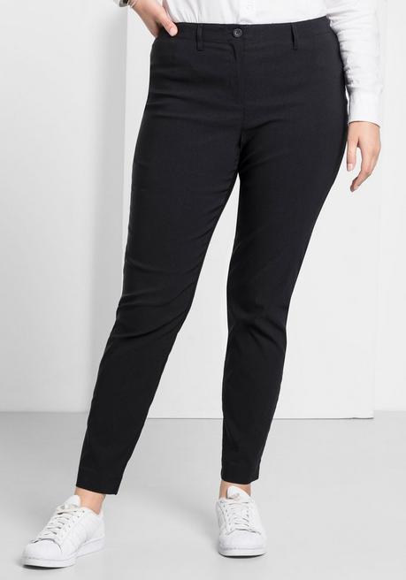 sheego Bengalin-Hose in schmaler Passform - schwarz sheego Räumungsverkauf