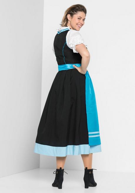 sheego Dirndl mit Schürze 2tlg. - schwarz-türkis sheego Tägliche Deals