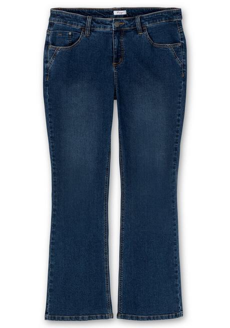 sheego Bootcut-Jeans in Curvy-Schnitt SUSANNE - dark blue Denim sheego VIP-Rabatte