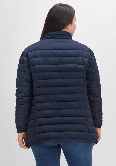 sheego Steppjacke mit Stehkragen und Teilungsnähten - nachtblau sheego Super Sparpreis