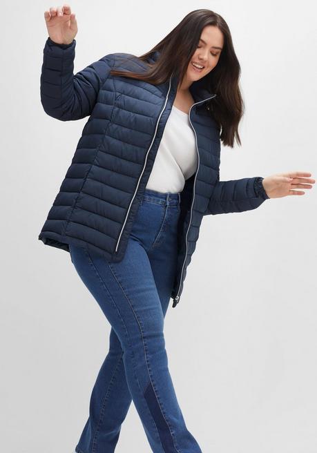 sheego Steppjacke mit Stehkragen und Teilungsnähten - nachtblau sheego Super Sparpreis
