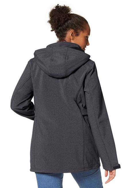 Polarino Softshelljacke - anthrazit meliert sheego Begrenzte Freigabe