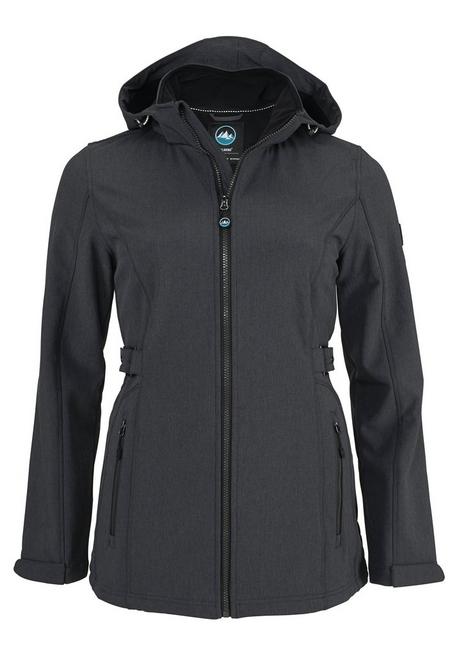 Polarino Softshelljacke - anthrazit meliert sheego Begrenzte Freigabe
