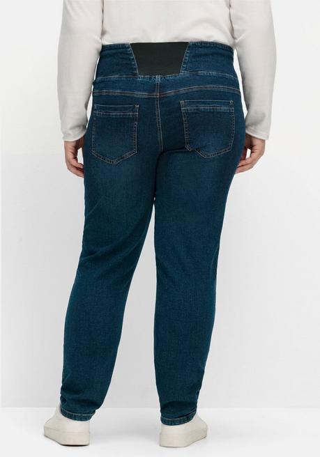sheego Schmale High-Waist-Jeans in Curvy-Schnitt ANNE - dark blue Denim sheego Letzter Tag
