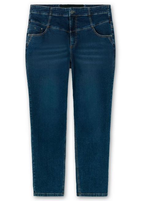 sheego Schmale High-Waist-Jeans in Curvy-Schnitt ANNE - dark blue Denim sheego Letzter Tag