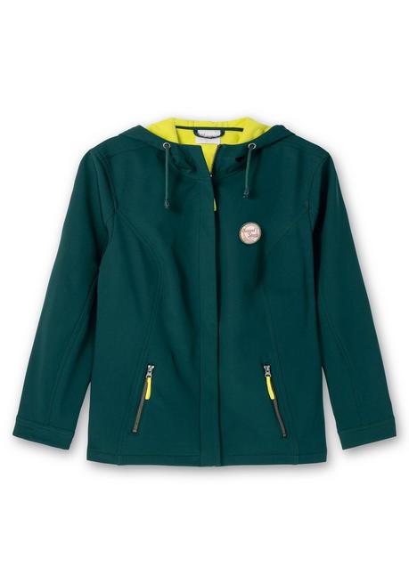 sheego Softshell-Jacke mit Fleece-Innenseite - tiefgrün sheego Bis zu 65% Rabatt