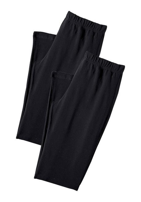Vivance Active Doppelpack Leggings mit Gummibund - schwarz sheego Riesige Rabatte