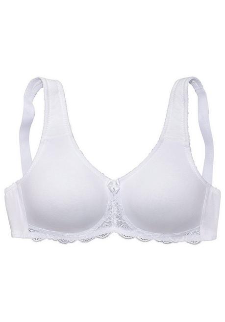 NUANCE Entlastungs-BH mit Jacquardspitze - weiß sheego Black Friday Preise