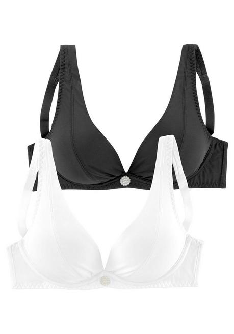 PETITE FLEUR Bügel-BH - schwarz+weiß sheego Online