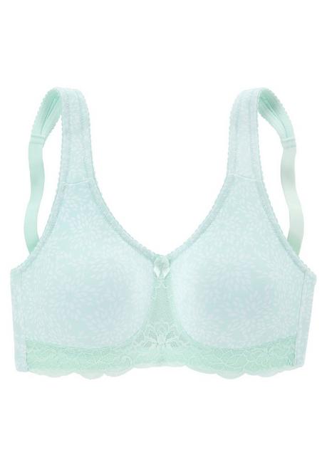 NUANCE Entlastungs-BH mit Jacquardspitze - mint-weiß sheego Osterangebot