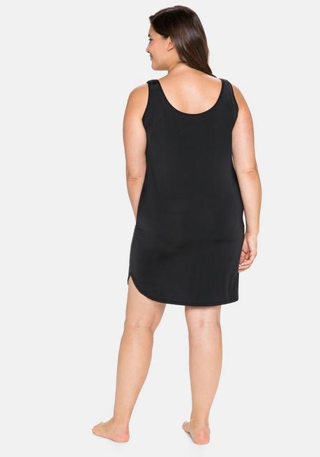sheego Unterkleid mit gerundetem Saum, elastische Qualität - schwarz sheego Blitzangebot