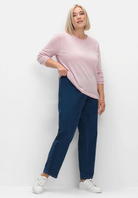 sheego Jeans in Karottenform, mit Stretchbund - dark blue Denim sheego Letzte 2 Tage