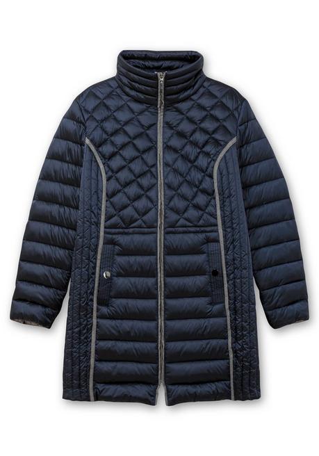 sheego Winterjacke im Steppmix, mit feinem Schimmer - marine sheego 50% Rabatt für begrenzte Zeit