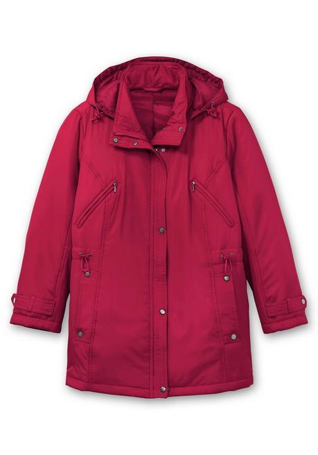 sheego Steppjacke mit Tunnelzug in der Taille - weinrot sheego Rabatte dieses Monats