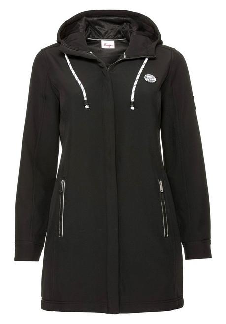 sheego Long-Softshelljacke - schwarz sheego Fabrikverkauf