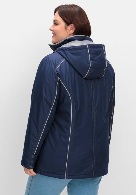 sheego Wind- und wasserabweisende Funktionsjacke - marine sheego Preisnachlass