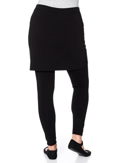 sheego by Joe Browns Leggings mit angesetztem Minirock - schwarz sheego Valentinstagsangebot