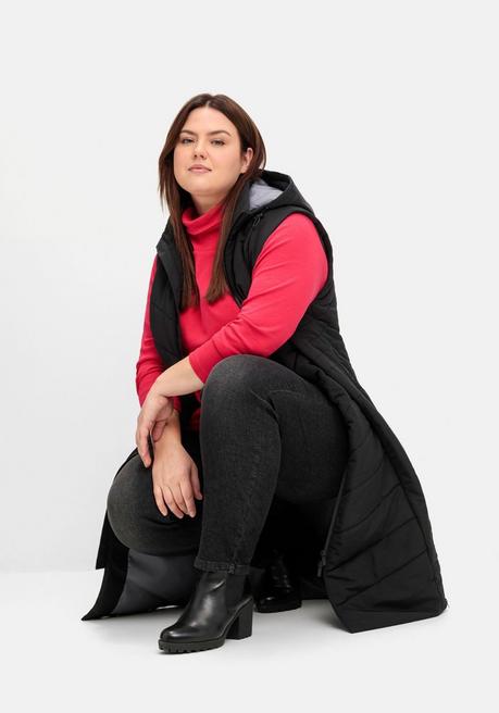 sheego Schmale Jeans in Curvy-Schnitt PIA, in 5-Pocket-Form - black Denim sheego Jubiläumsangebot
